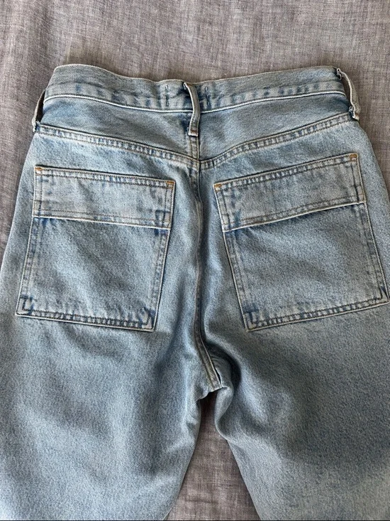 AGOLDE Light Blue Straight-Leg Cooper Jeans - Picture 5 of 6